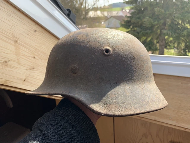 3. Reich / Wehrmacht - Stahlhelm M40 QUIST - Originale Glocke mit Innenfutter