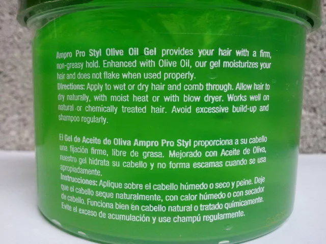 [ Ampro ] Pro Styl Olive Huile Gel Sans Alcool pas de Parabens 296ml 3