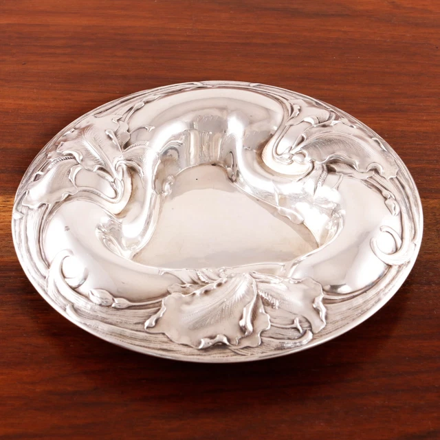 Lovely Alvin Art Nouveau Sterling Silver Bowl #1119 Iris No Monogram