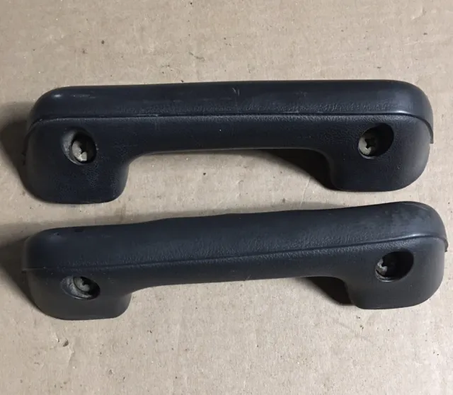 1979-1983 TOYOTA HILUX TRUCK  DOOR HANDLES ARM REST BLACK   OEM 4x4 20R SR5 22R