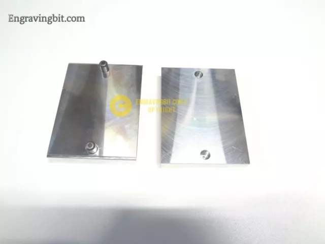 Aluminum blank injection mold for benchtop plastic injection molding machines