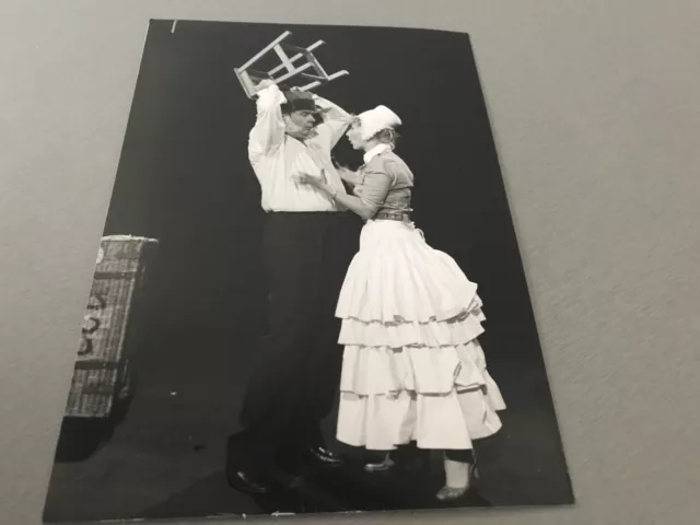 JEAN LE POULAIN et PAULE NOËLLE   - PHOTO DE PRESSE ORIGINALE 14x20