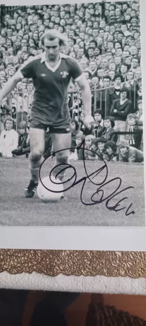 Clive Walker - Chelsea  - Hand  Signed Photo - Black & White