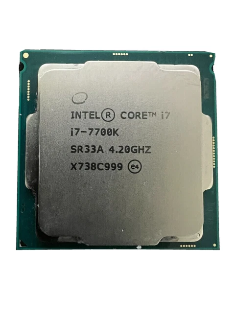 Intel Core i7-7700K 4.2GHz 8MB Cache Quad Core LGA 1151 CPU SR33A