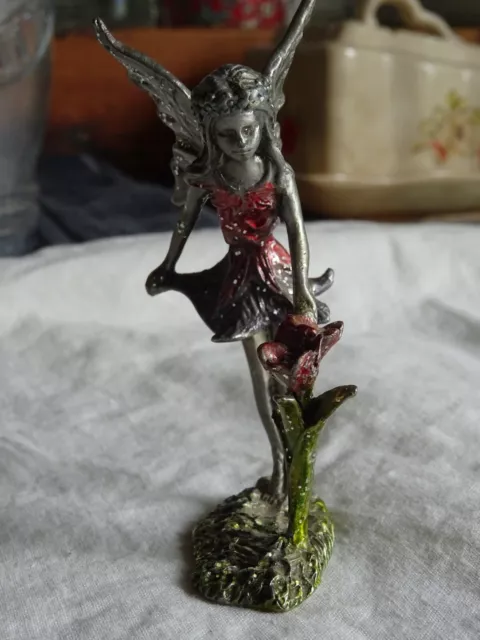 Pewter fairy figurine