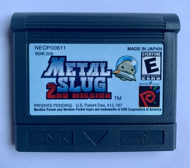 Metal Slug Full Kit MVS Pour NeoGeo - Version Originale SNK En Boîte