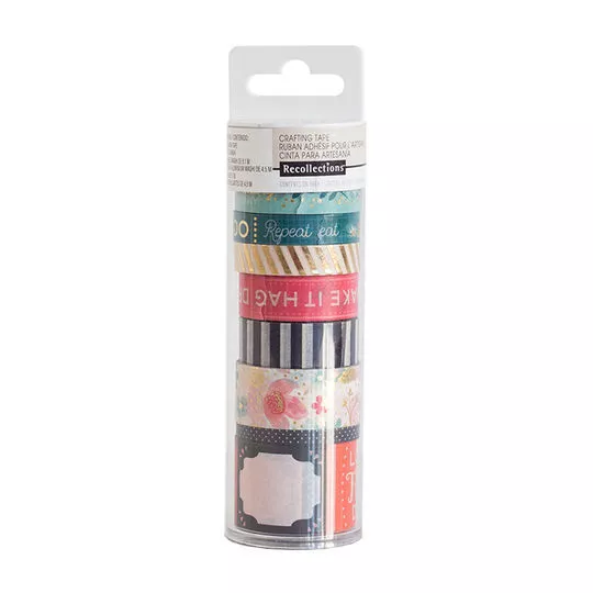 Floral 2 Crafting Tape Tube By Recollections 496414 NEW