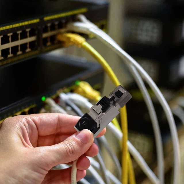 Cavo Ethernet Industriale M12 A RJ45 - Schermato IP67 Impermeabile - 1m Per Applicazioni Industriali - Foto 5