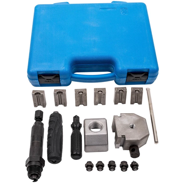 18pcs Dispositif d'évasement hydraulique mobile pour conduites de frein