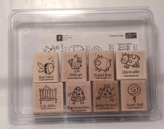 Stampin Up ! Lot de 7 timbres Happy Moments inutilisés | eBay