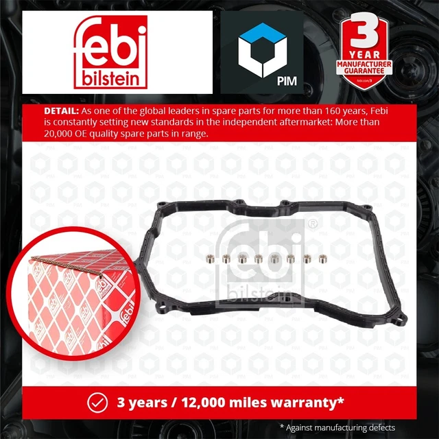 AUTO GEARBOX SUMP Gasket fits SKODA OCTAVIA Mk2, Mk3, Mk4 2004 on