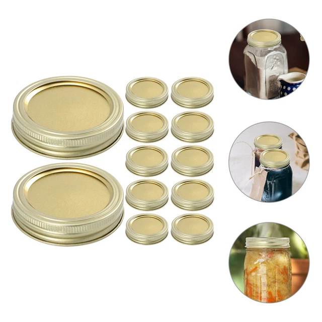 12 Clips De Fixation En Acier Inoxydable Pour Bocaux En Verre