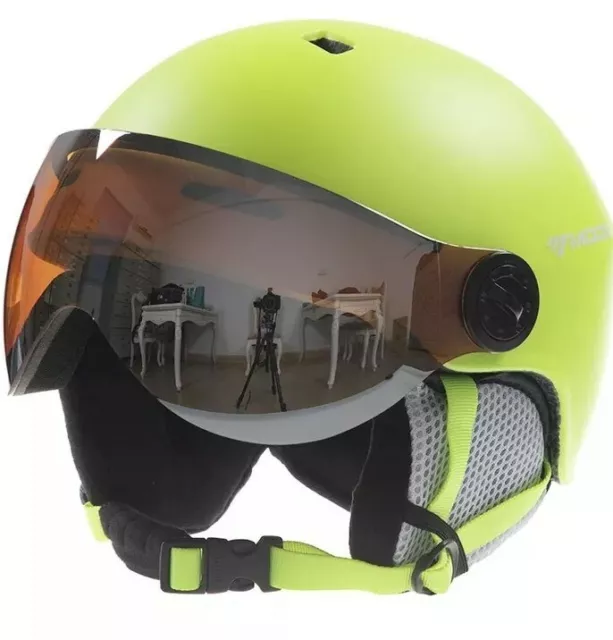 Casque De Ski  Snowboard Avec Visière équipement protection sport d'hiver