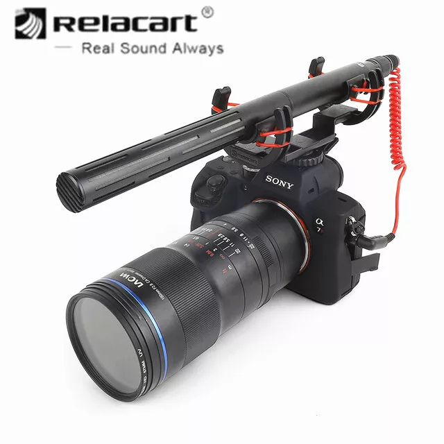 Relacart SM2 Professional Condenser Cardioid Shotgun Microphone For DSLR Camera