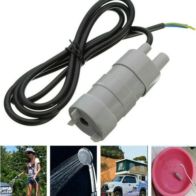 Pompe à Eau 12V Automatique ROC LINE 12,5 L/min – Idéale Camping-Car, Fourgon Aménagé, Pression 2,4 Bar Avec Filtre Et Raccords