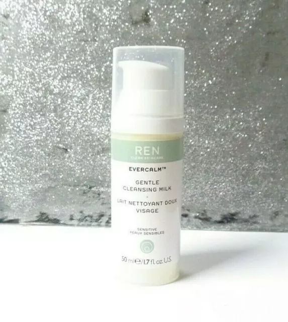 REN Clean Skincare Evercalm sanfte Reinigungsmilch 50ml Reisegröße neu unbenutzt