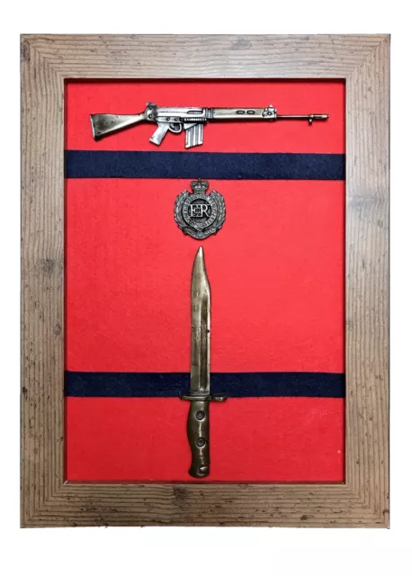 Royal Engineers Commemorative Frame with SLR