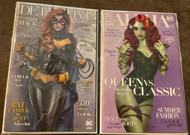 KRS Exclusives (2); Natali Sanders covers; Both in Mylar comic Bags!