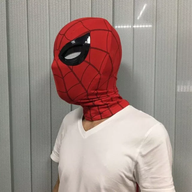 Spider Man Hat Eyes Movable Hood Full Face Mask Hero Expeditions Black Blink 3