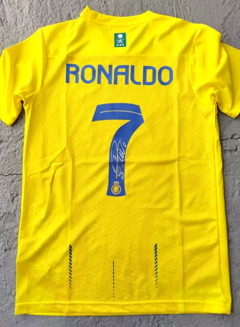 Cristiano Ronaldo Signed Shirt Jersey 2023/24 Al Nassr