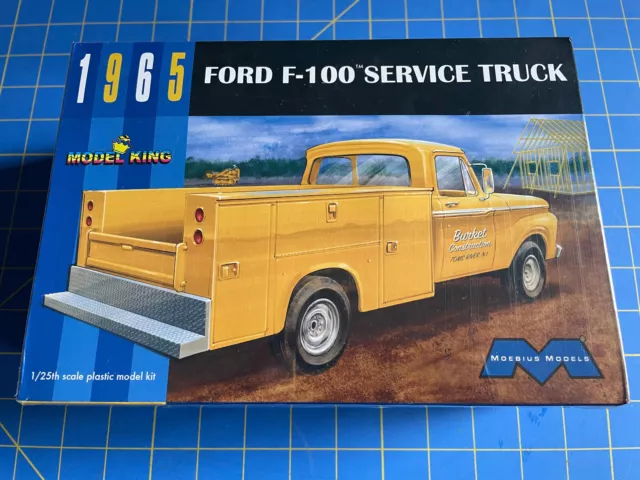 65 FORD F-100 LONGBED SERVICE TRUCK 352 V8 1965 F/S Plastic Model hedders20oo