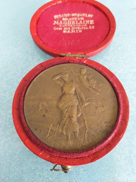 Médaille Savoie – Concours Race Abondance Annecy 1914 – Par LO Mattei – Bronze