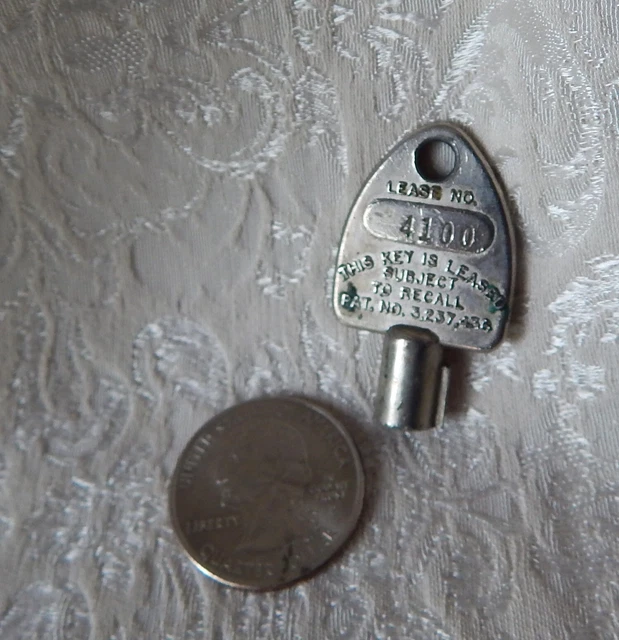 Vintage Supra Products Industrial Lock Box Key Lease #4100 Title Code #622