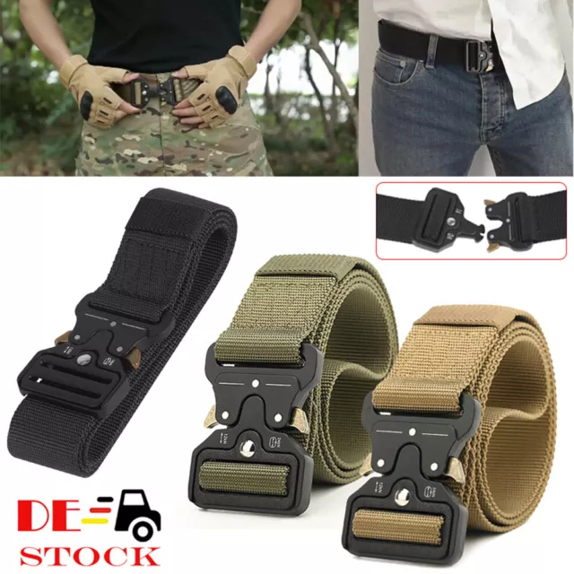 Men Military Outdoor Sport Tactical Waistband Belt Militär Taktisch Gürtel Band