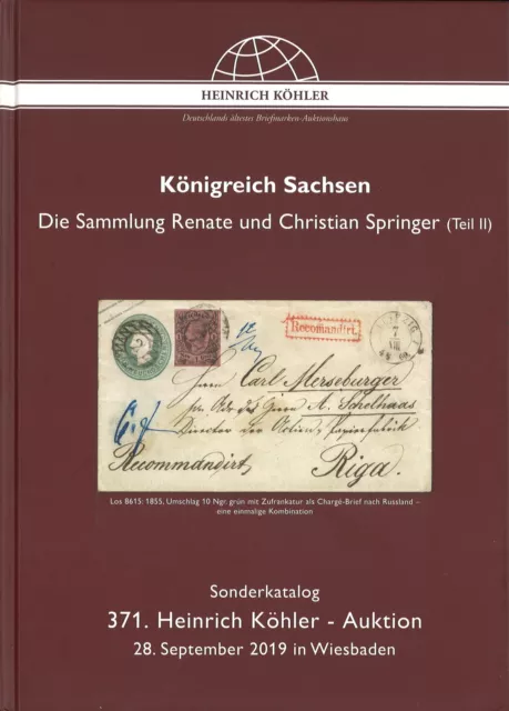 Asta online Heinrich Köhler 371 (2019): Regno di Sassonia (parte II)