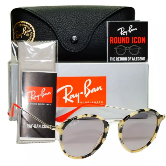 Authentic Ray-Ban Mens Womens Polarized Sunglasses Round RB 2447 1247/P2 27448