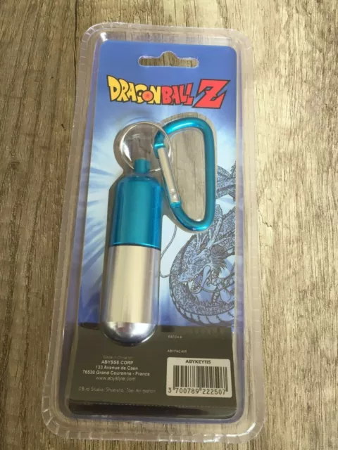 DragonBall Z Blue Capsule Corp. Keychain 3D DBZ Sealed Blister Dragon Ball Z 2