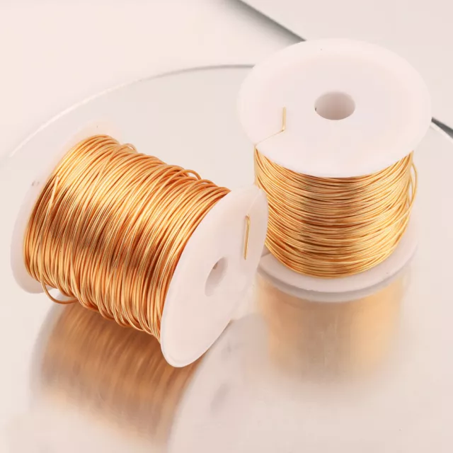 Brass Copper Wires 0.3/0.4/0.5/0.6/0.8/1.0 MM Width Handmade DIY Jewelry Making 3