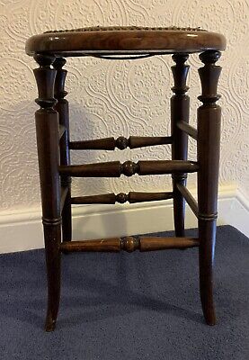 Stool early victorian or older Wooden With beautiful finish 2