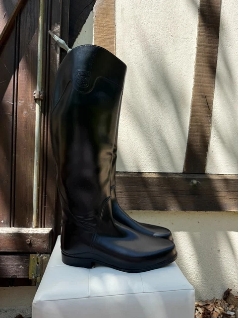 Bottes En Caoutchouc Noires Et Blanches Pour Femmes Spot On - Motif Floral - Taille 37 UK - Neuf Sans étiquettes