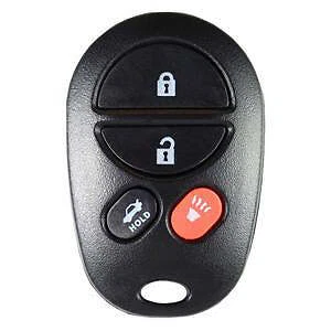 4 Button 433MHz Key Fob to suit Toyota Camry