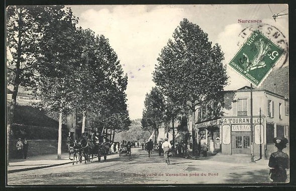 CPA Suresnes, Boulevard de Versailles pres du Pont