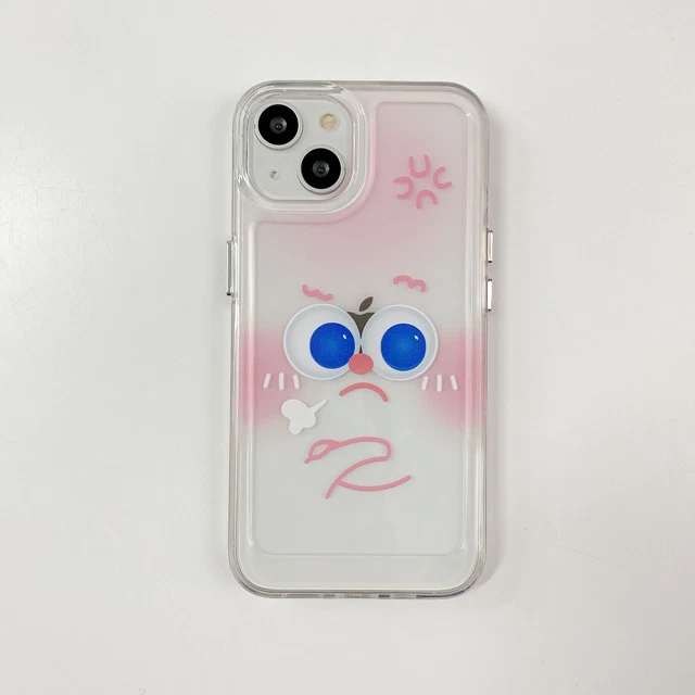 Cute Couple Cartoon Clear Phone Case For iPhone 14 Pro Max 14 13 12 Pro 11 XR XS