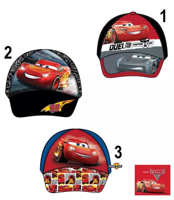 Disney Cars Cap Basecap Kappe Mütze Kopfbedeckung Größe 52 - 54 NEU