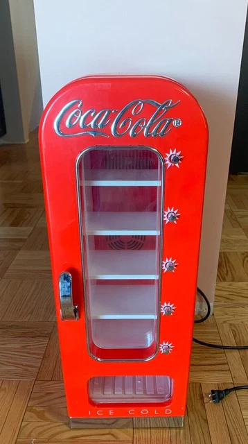 Retro Coca Cola vending Fridge 10 Can Machine Mini Soda Refrigerator Coke Cooler Retro Coca Cola vending Fridge 10 Can Machine Mini Soda Refrigerator Coke Cooler