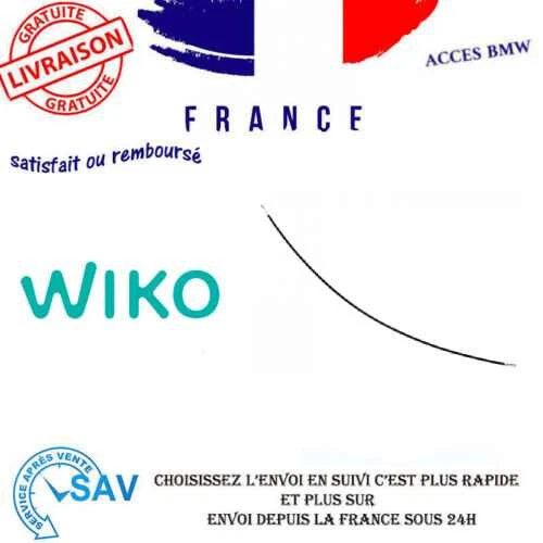 Cache Batterie Bleu Carbon Pour Wiko Power U10 - Neuf D'origine - Compatible Uniquement