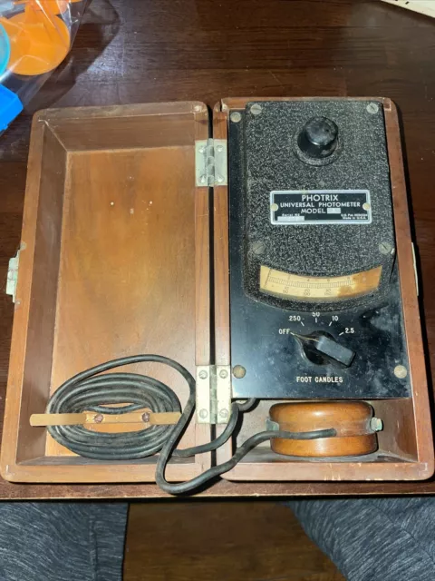 Photrix Universal Photometer Serial No. 1079 U.S. Pay. 2034334 USA Vintage