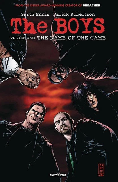 The BOYS TP VOL 01 NAME OF THE GAME DYNAMITE Comics Garth Ennis Amazon Series