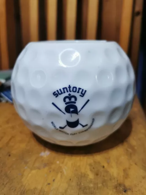 Suntory Whiskey World Match Play Championship 1983 Golf Ball Ashtray