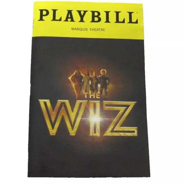 Broadway Playbill THE WIZ Marquis Theatre April 2024