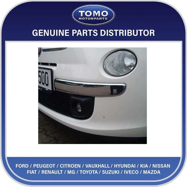 GENUINE FIAT 500 500c Pair Of Chrome Effect Front Bumper