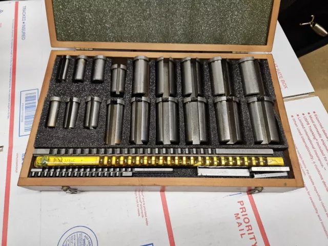 ENCO 1/8" to 3/8" KEYWAY BROACHING SET - #58300 Machining Tool Set