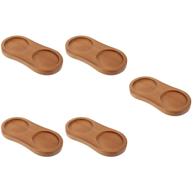 5x porta vassoio portapepe accessori in legno per la cucina