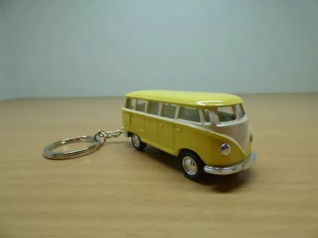 PORTE CLE VW COMBI T1 jaune 1/64 clef