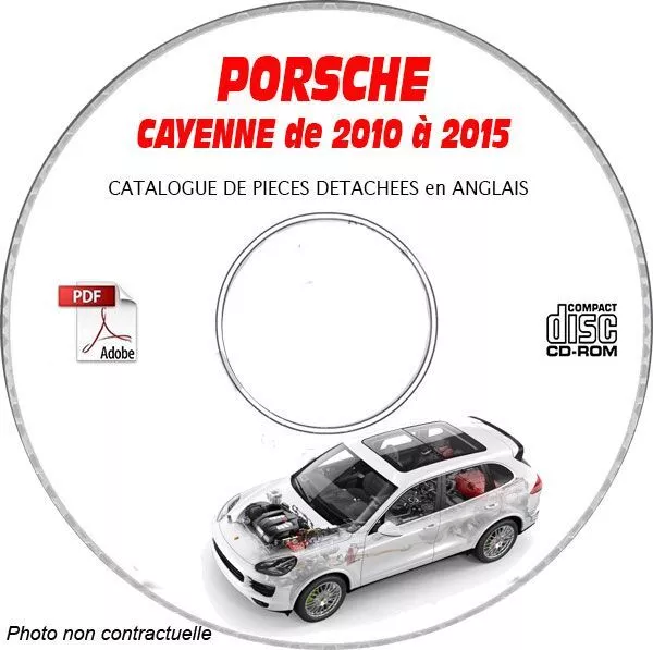 Cayenne 10-15 - Catalogue Pieces CDROM PORSCHE Anglais Expédition - --, Support