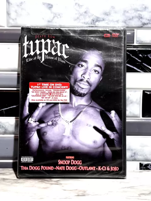 Tupac - Live at the House of Blues (DVD) Snoop Dogg, Kurupt, Daz & Nate Dogg